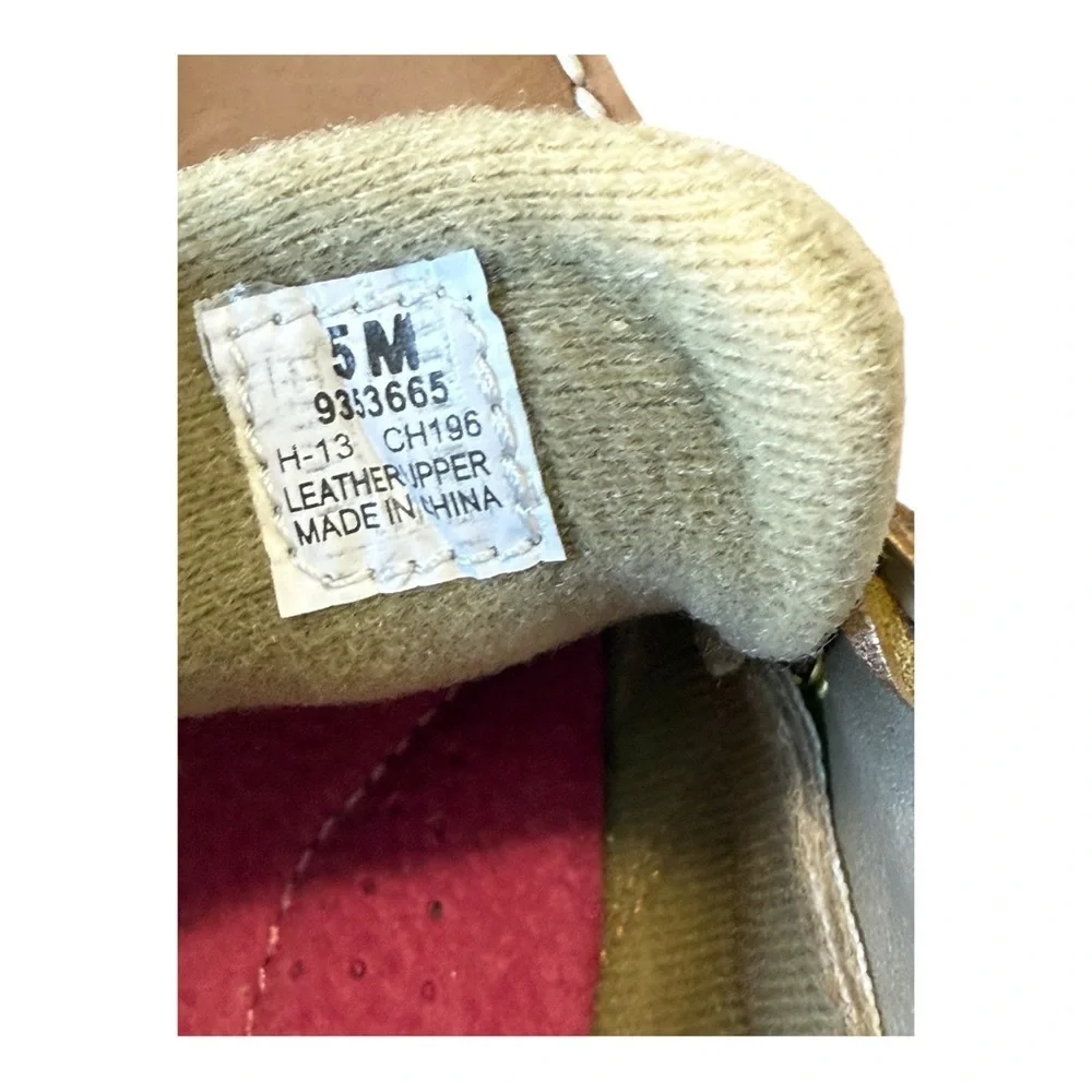 Sperry Top Sider Boat Shoes Womens Size 5M Tan Leather Gold Glitter Deck Lace Up